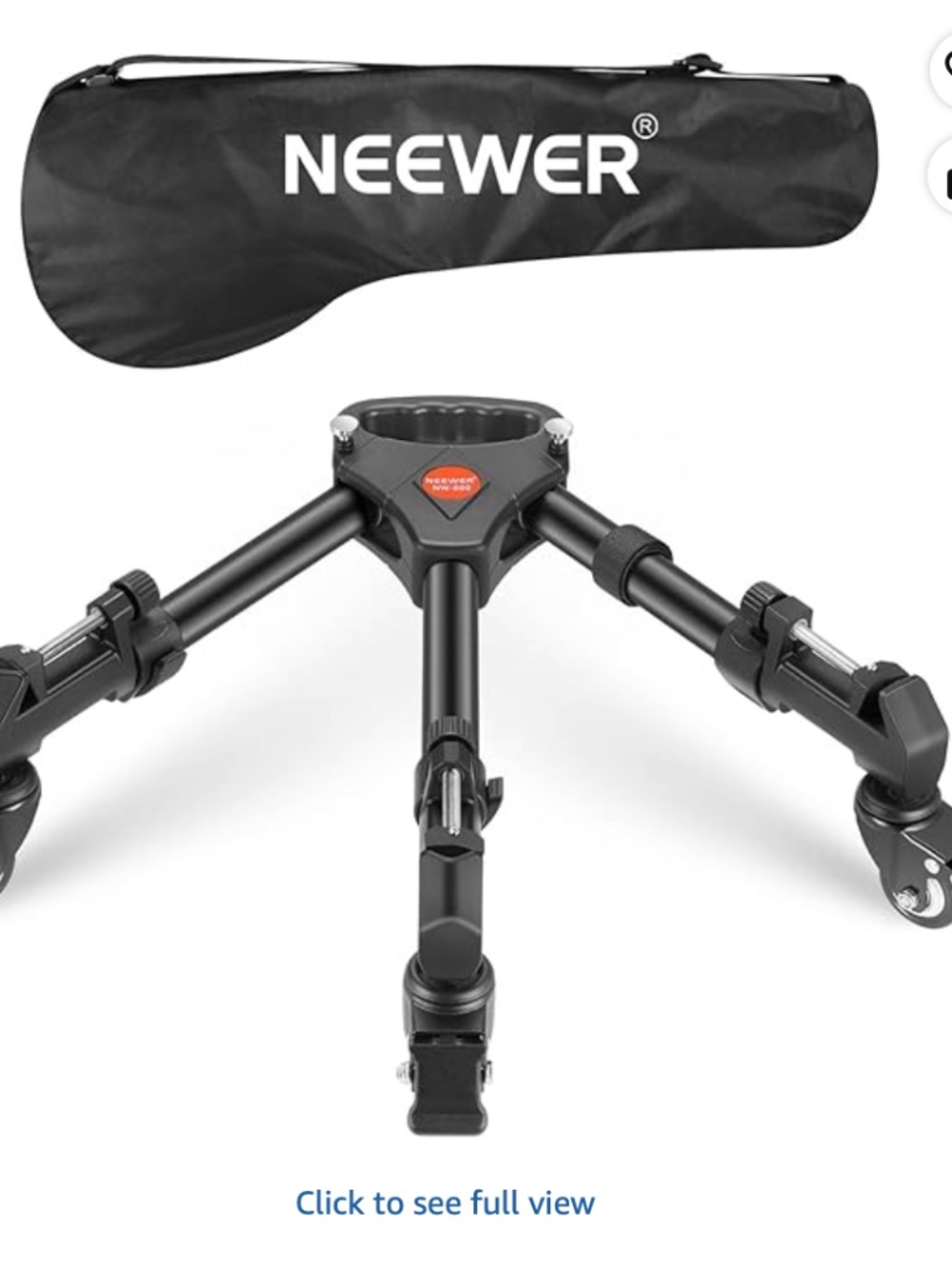 NEEWER Tripod Dolly, NW-600 with 2" wheels, brand new never used with bag.